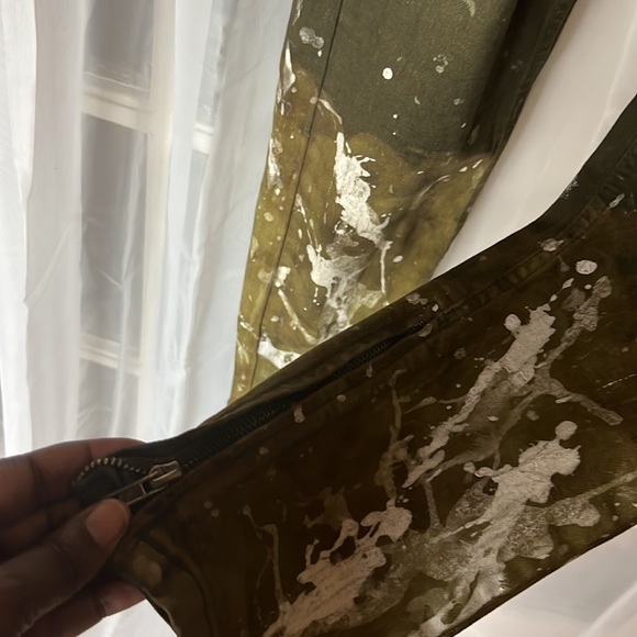 KDNK 114 14 11 Jeans Men’s M32 With Paint Splash Busted Knees - Picture 5 of 10